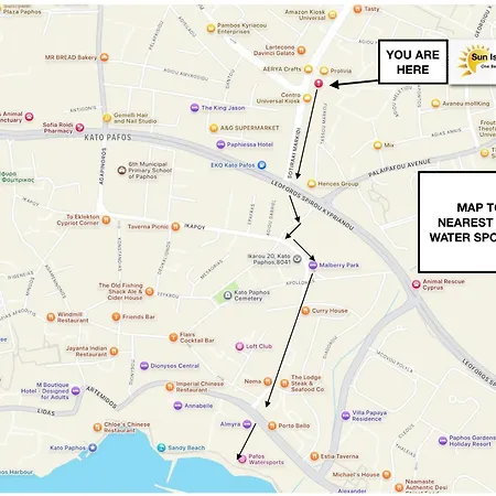 Sun Island One Bedroom Lägenhet Paphos